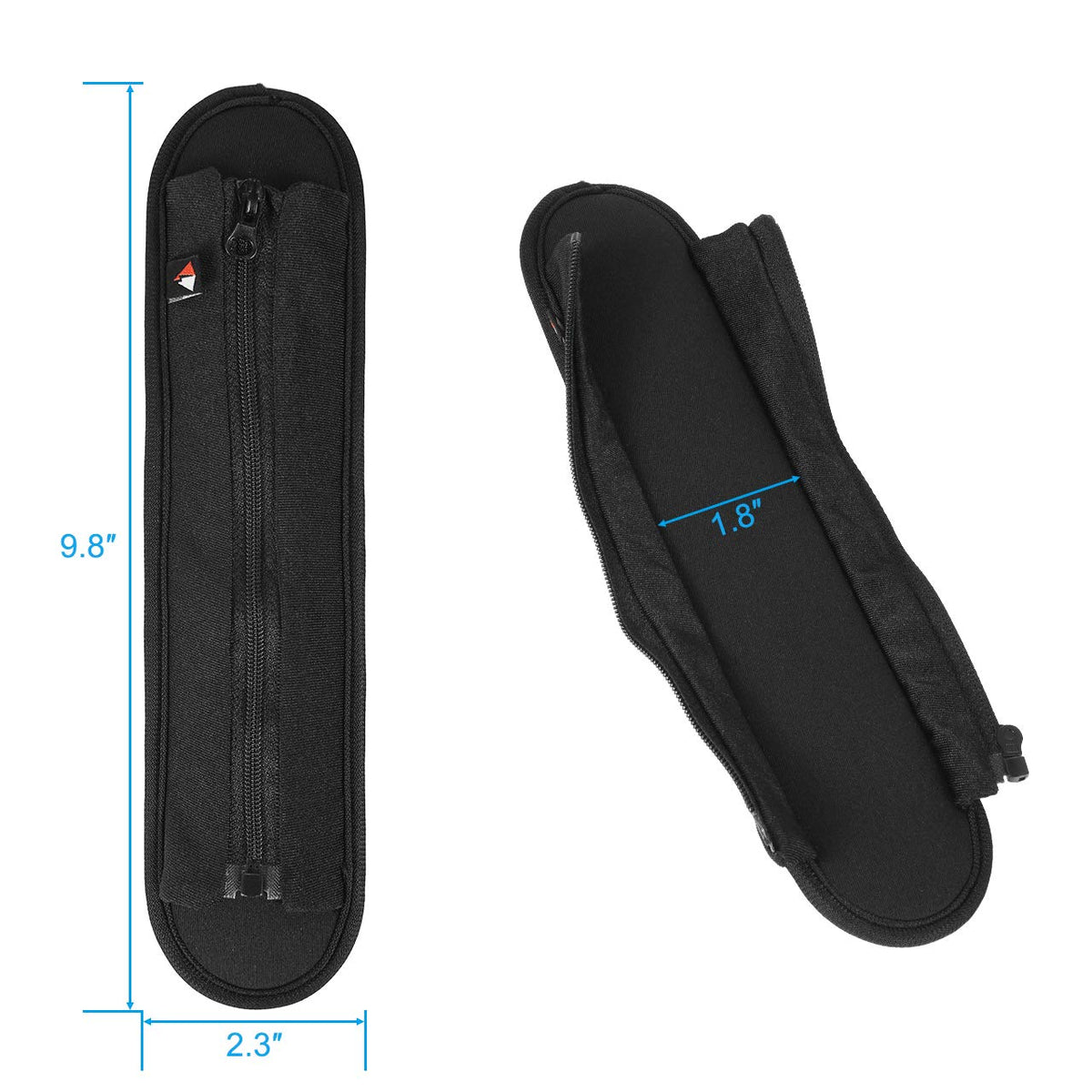 TXEsign Replacement Shoulder Pad for Bags, Laptop Case with Zipper Closure Laptop Shoulder Bag Strap Pad -Large
