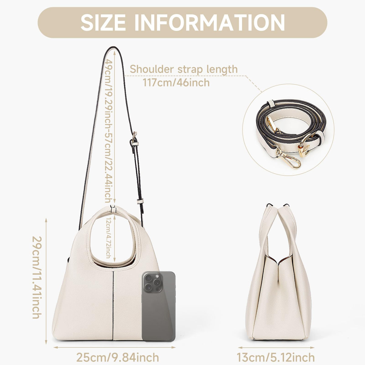 Women's Top Handle Handbag Small Satchel Bags Trendy Hobo Purse Crossbody Bag Faux Leather Shoulder Bag Satchel Purse