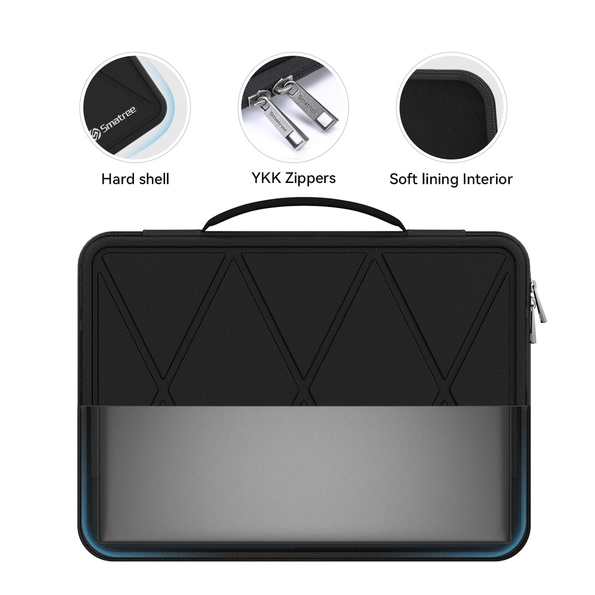 Smatree Hard EVA Protective Sleeve Case Compatible for 15.6 inch Samsung Galaxy Book 5/4/3 360, for 15.6 inch Samsung Galaxy Book 2 Pro 360 Laptop, for Galaxy Book4 Edge Case (X8268)