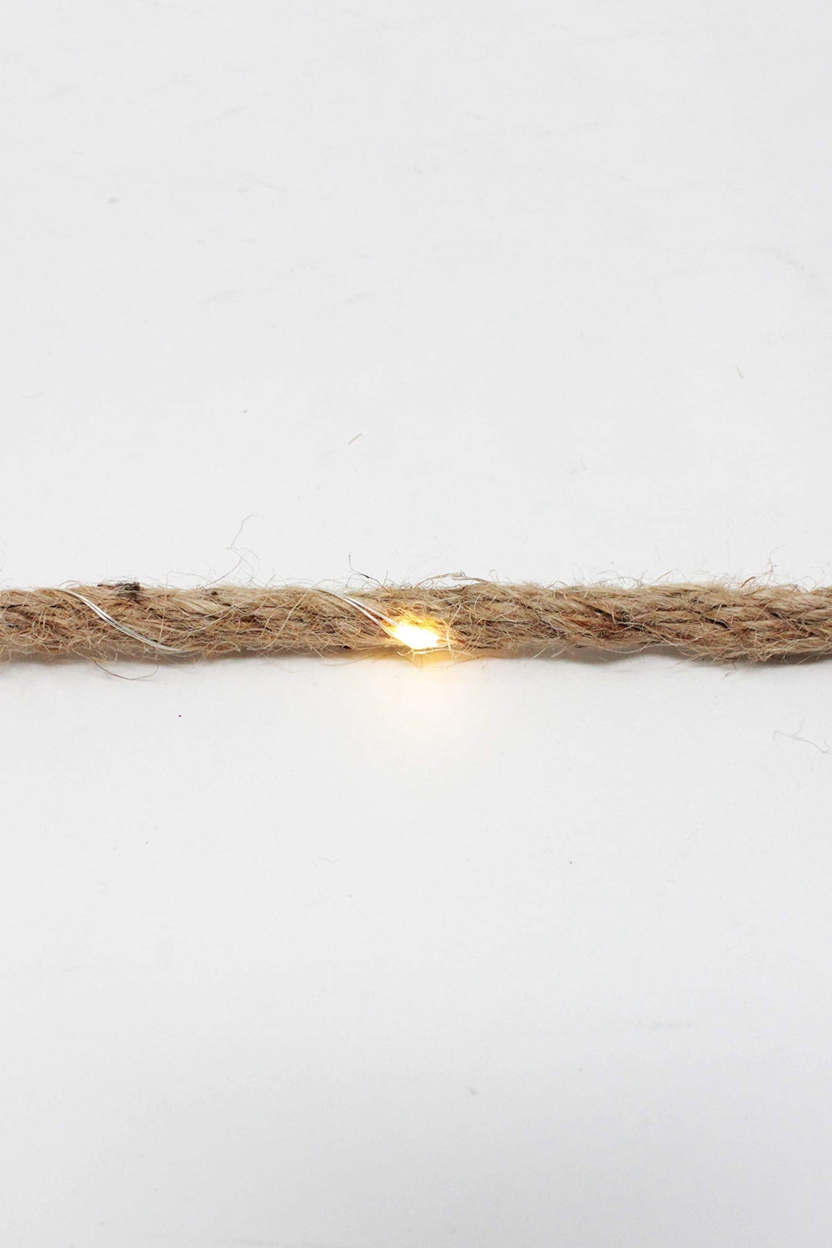 Perfect Holiday 30 LED Rope String Lights - Warm White, Battery Operated, Copper for Modern Farmhouse and Rustic Décor