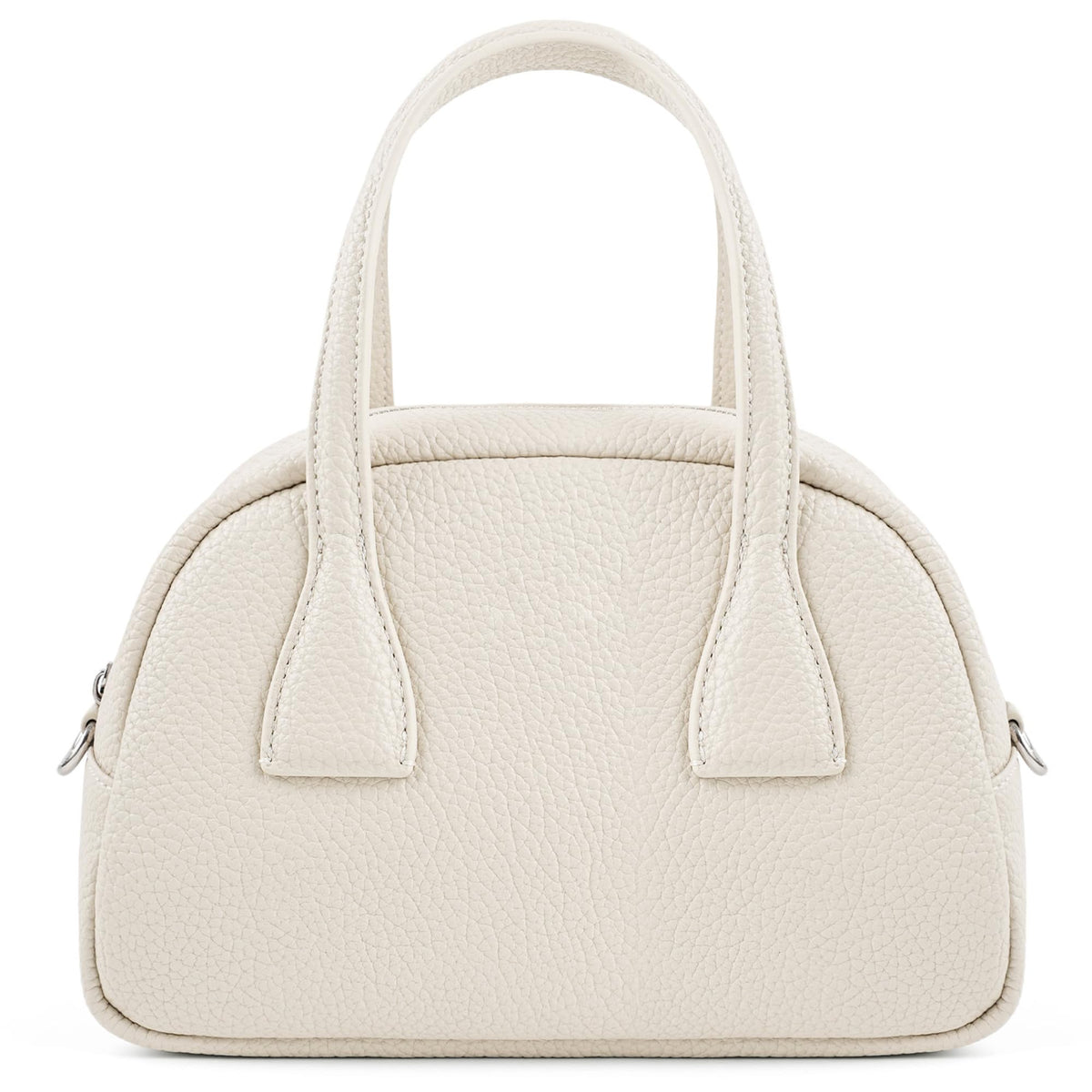 Goinsound Mini Dome Top Handle Bag for Women, Pebbled Vegan Leather Crossbody Purse with Adjustable Strap, Trendy Small Handbag