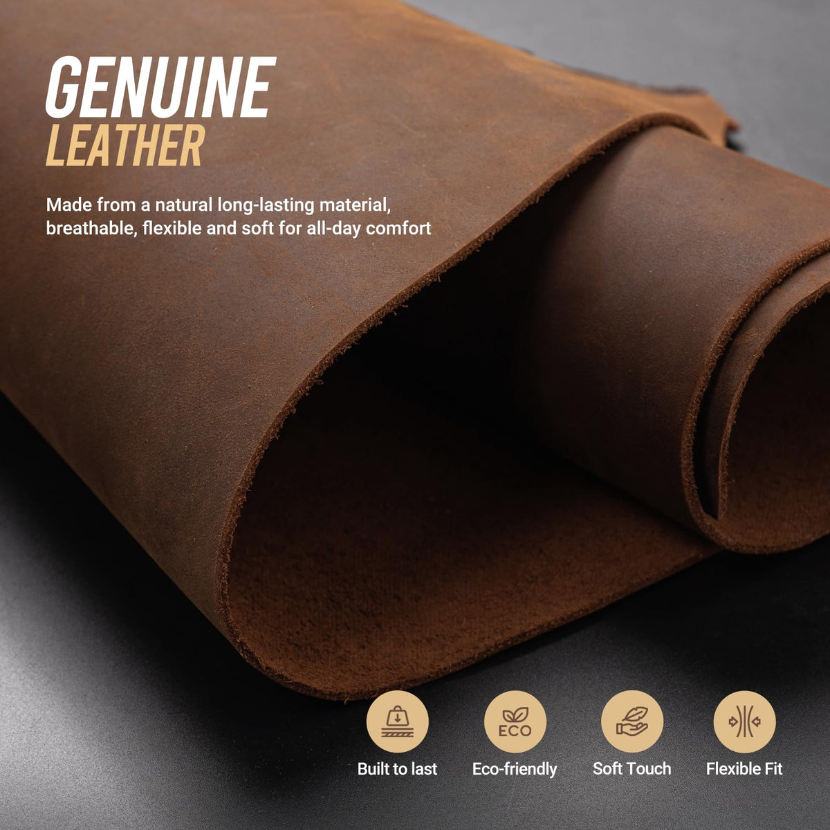 Hengwin Genuine Leather Vertical Cell Phone Holster fits for iPhone 17 16e 16 15 14 13 12 11 Pro Samsung Galaxy S25 S24 S23 S22 S21 S20 Belt Case with Belt Clip Phone Pouch Belt Holder (Retro Brown)