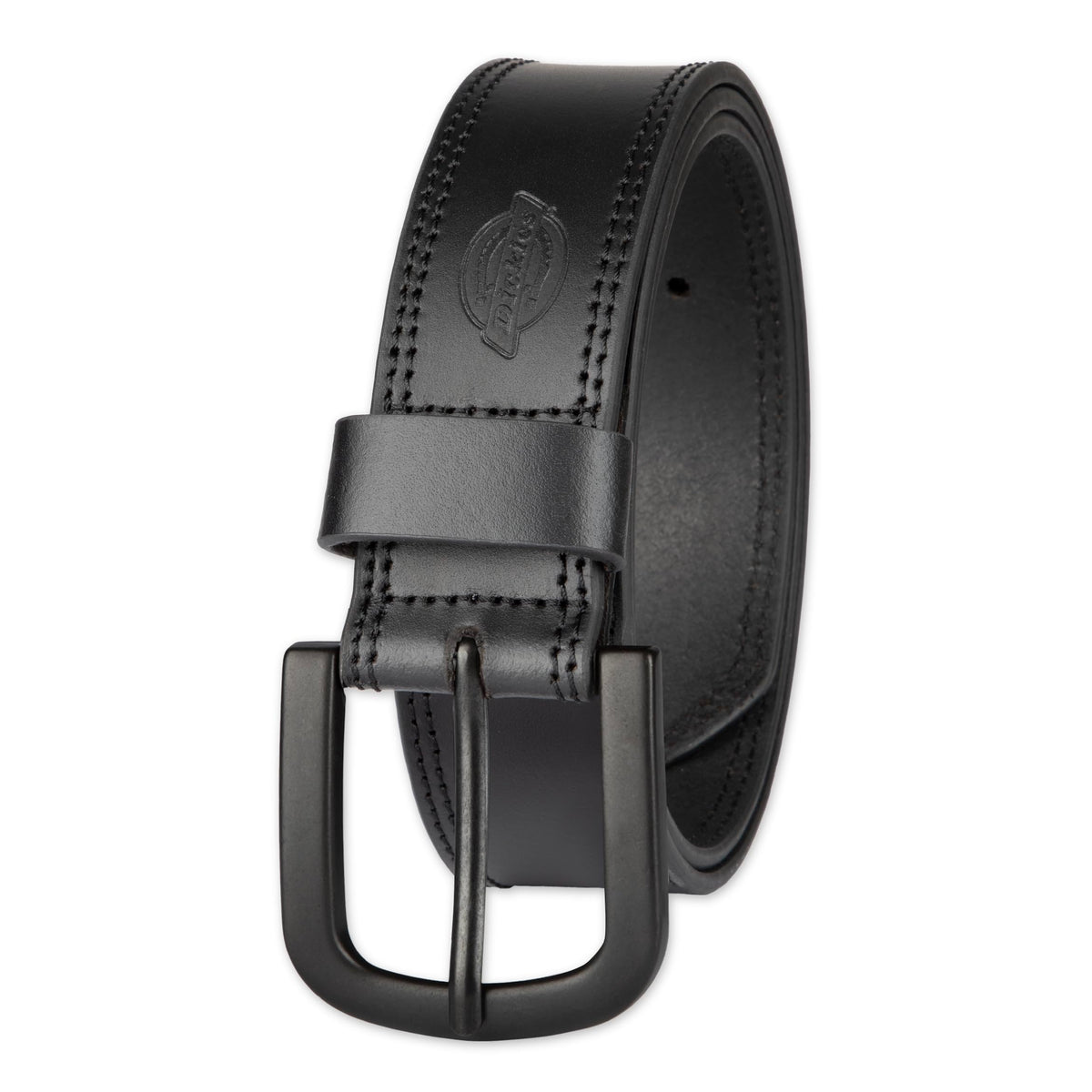 Dickies Men's Big-Tall Two Row Stitch Belt , -black, 54