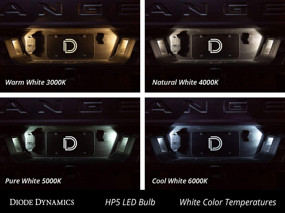 Diode Dynamics 194 HP5 LED Bulbs, Amber, Pair, Model DD0025P