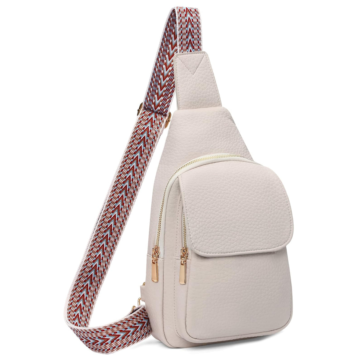 SENDEFN Sling Bag Crossbody Bags for Women Cross Body Purse Leather Fanny Pack Chest Bag for Travel
