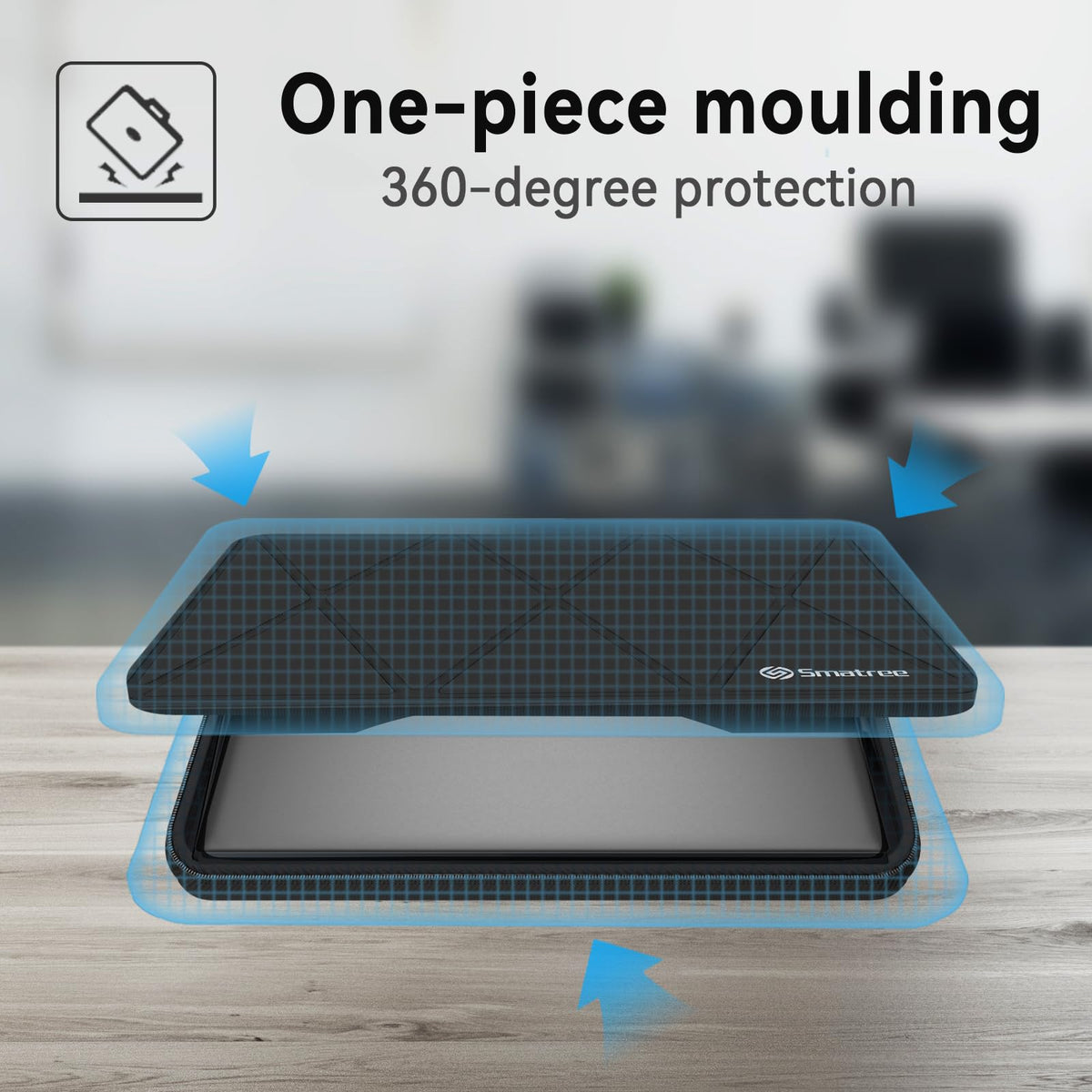 Smatree Hard EVA Protective Sleeve Case Compatible for 16 inch Samsung Galaxy Book5/4/3 Pro, for Samsung Galaxy Book5/4/3 Pro 360, for SamsungGalaxy Book4 Edge/Book4 Ultra/Book3 Ultra Laptop (X8283)