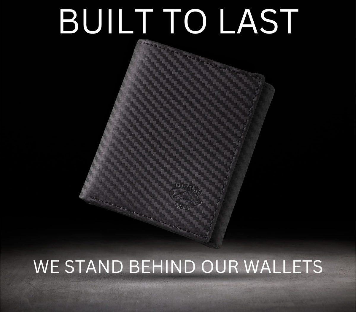Stealth Mode Trifold Wallet for Men RFID Blocking – Genuine Napa Leather Extra Capacity Mens Wallet, 11 Card Slots, 3 ID Windows, Flip Out ID Holder, Large Tri Fold Leather Wallet for Men - Gift Ready