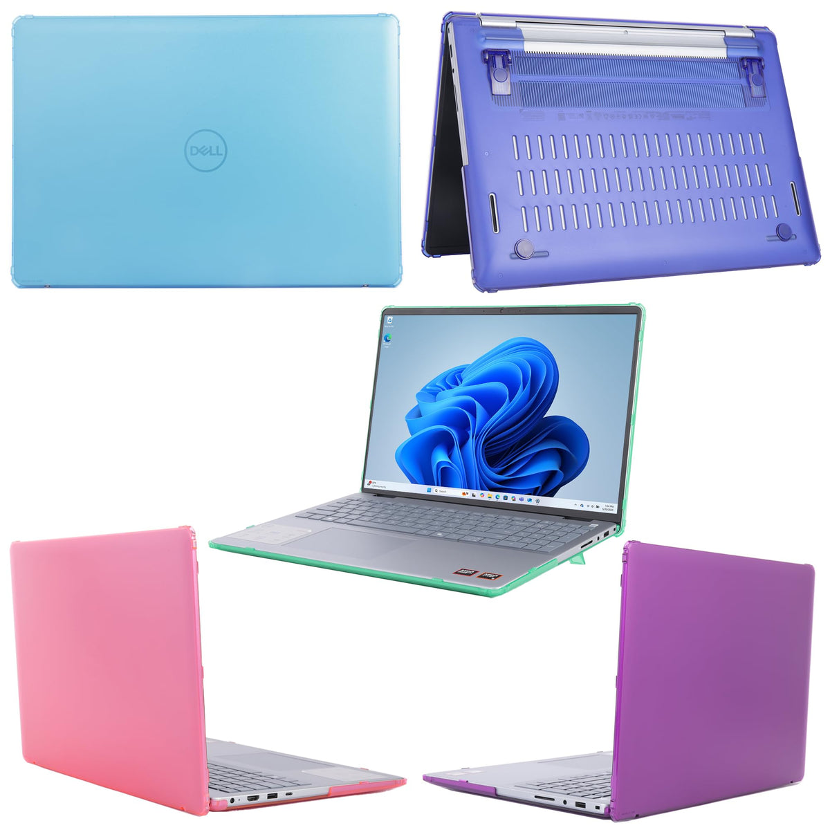 mCover Case Only Compatible with 2024～2025 16" Dell Inspiron 16 5640 5645 Series Clamshell Windows Laptop PC (NOT Fitting Any Other Dell Models) - Aqua