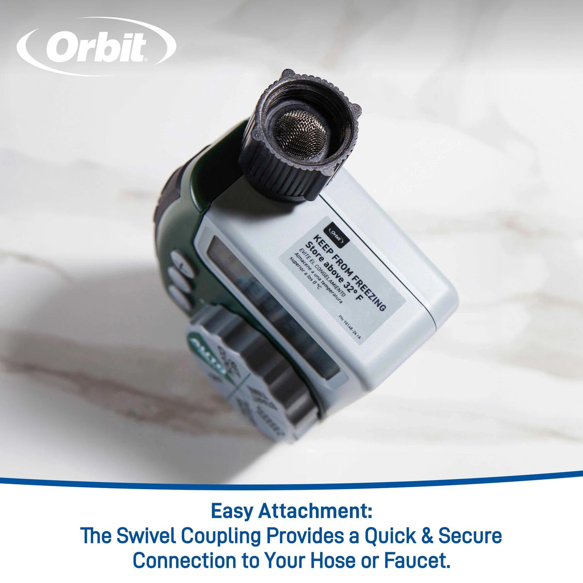 Orbit 62067 1-Outlet Programmable Digital Hose Watering Timer, 2-Pack