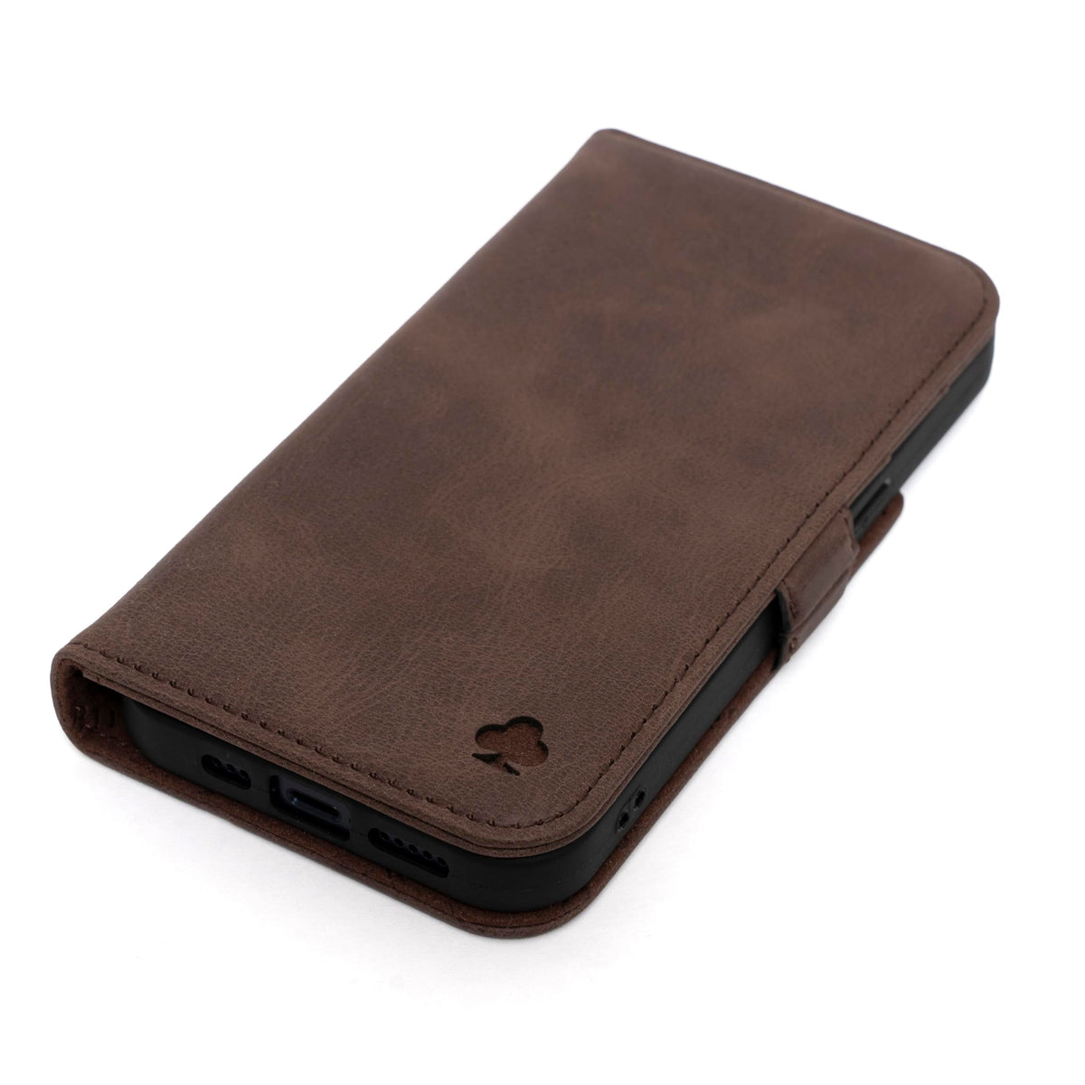 Porter Riley - Leather Case Compatible with Samsung Galaxy S26 Ultra. Premium Genuine Leather Stand Case/Wallet/Cover (Chocolate Brown)