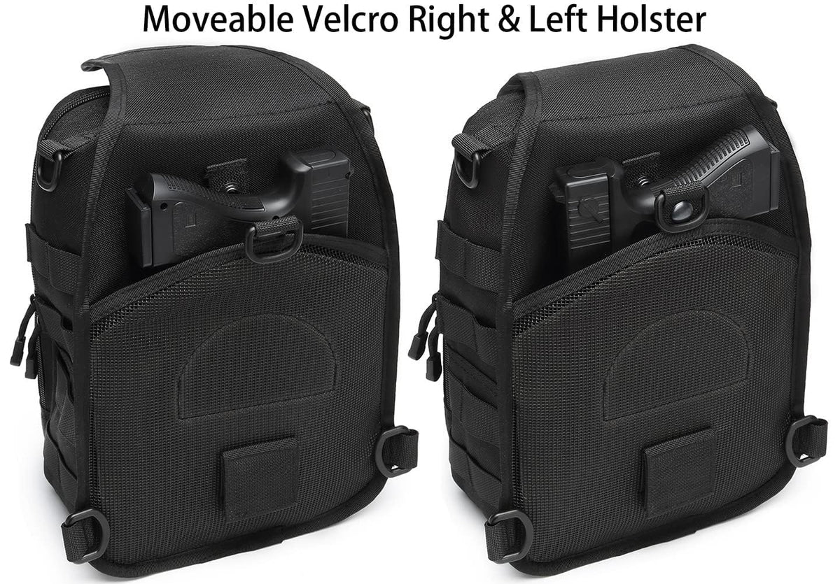 ATBP Tactical Sling Backpack With Holster Military Crossbody Bag for Men Single Shoulder Back Pack 10L