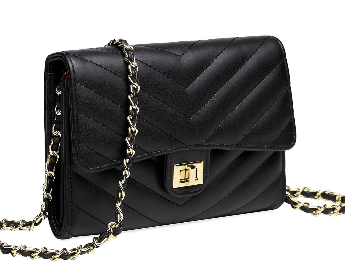 YAZEKOUS Small Crossbody Bags for Women, Small Purses Crossbody Purses for Women, Cell Phone Purse with Card Slots for Travel Daypack Black