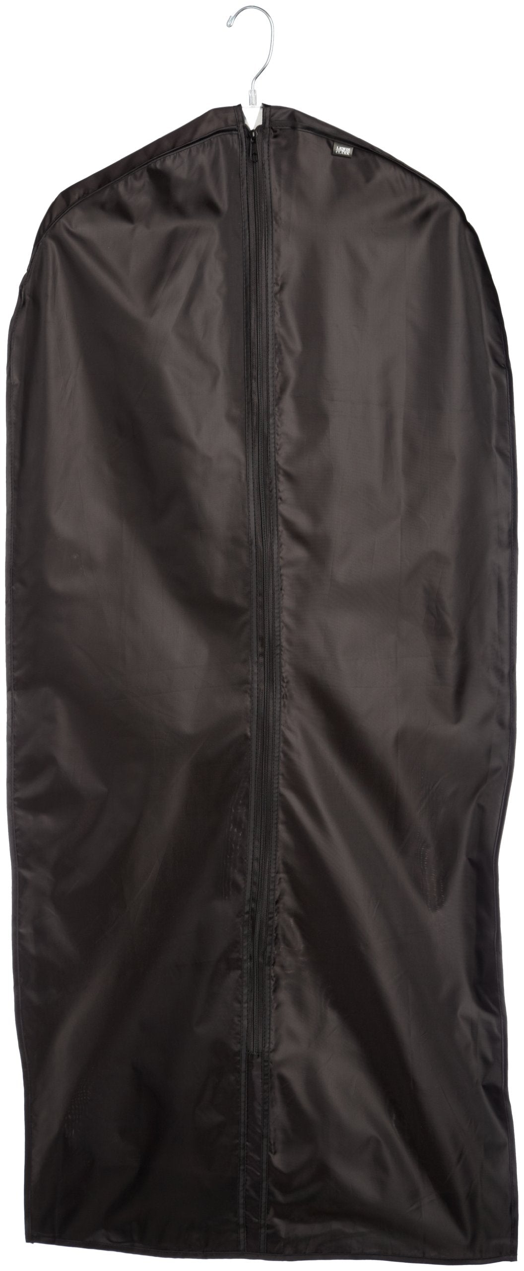 Lewis N. Clark Travel Garment Bag Cover for Airplane, Car, Everyday Use-Heavy-Duty, Lightweight, Water-Resistant, Perfect for Suits, Dresses, or Uniforms, 47” Length, Black, One Size