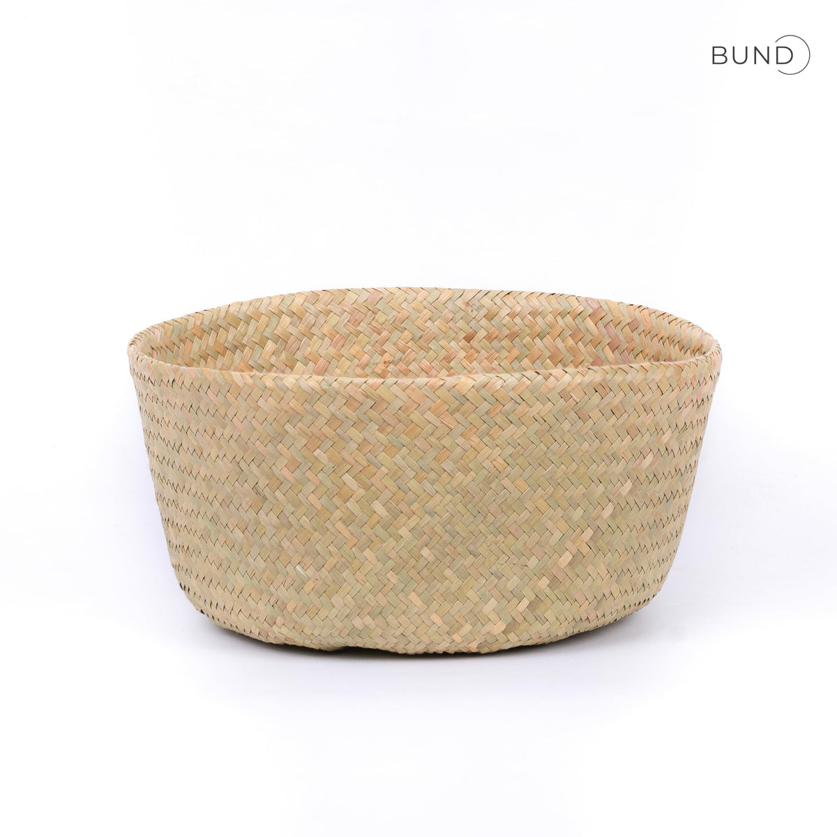 Woven Seagrass Belly Basket For Storage Plant Pot Baskets Laundry Picnic Grocery Baskets Woven Plant Pot Holder Home Decor For Storage Plants Wicker Laundry Basket (Large)