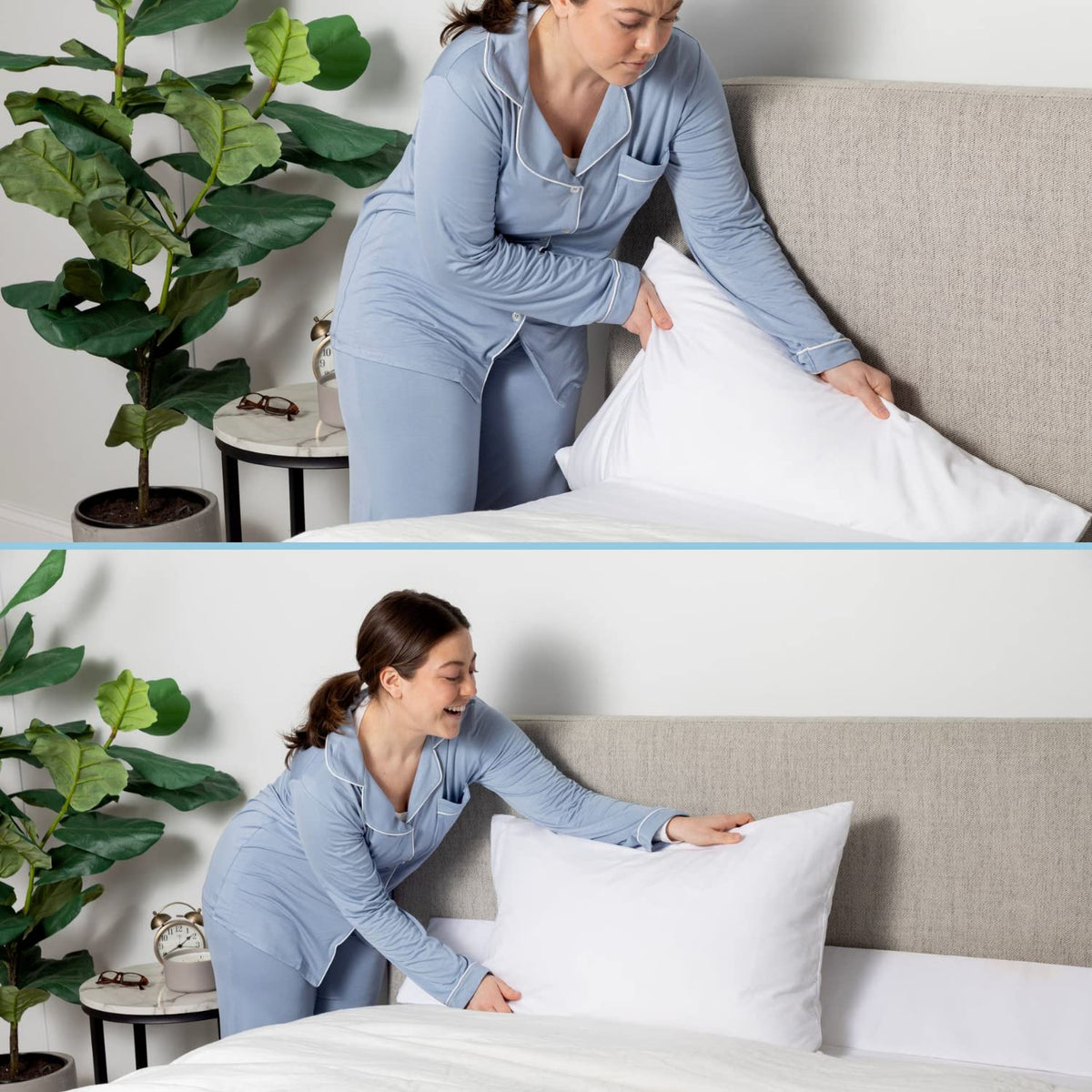 SnugStop The Original Bed Wedge | Gap Filler Between Your Headboard and Mattress | Triangle Pillow Wedge | Bed Filler Wedge | Gap Headboard Filler | Gap Bed Stoppers | Don't Lose Your Pillow(Full)