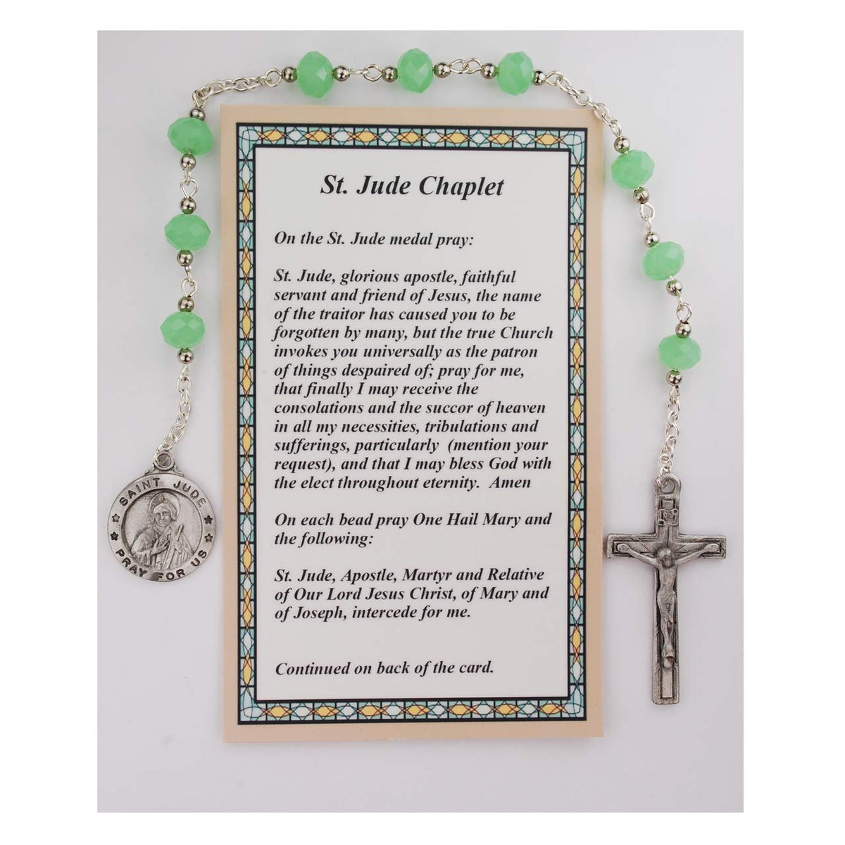 McVan St. Jude Chaplet with Card