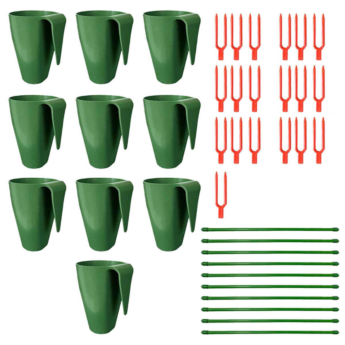 ordinarYone Breathable Strawberry Propagation Cups with Runner Forks for Root Rot and Promoting Growth in High Hu