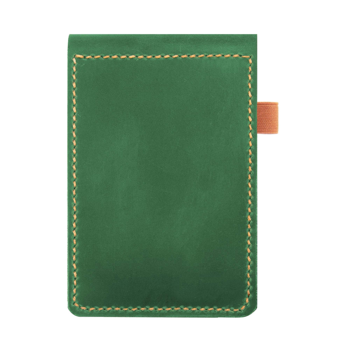 Turbosnail Real Genuine Leather Notepad Cover For Mini Pocket Notebook 3" X 5", Leather Cover For Rite In The Rain Top-Spiral Notebook,Customized Gift (Brown)