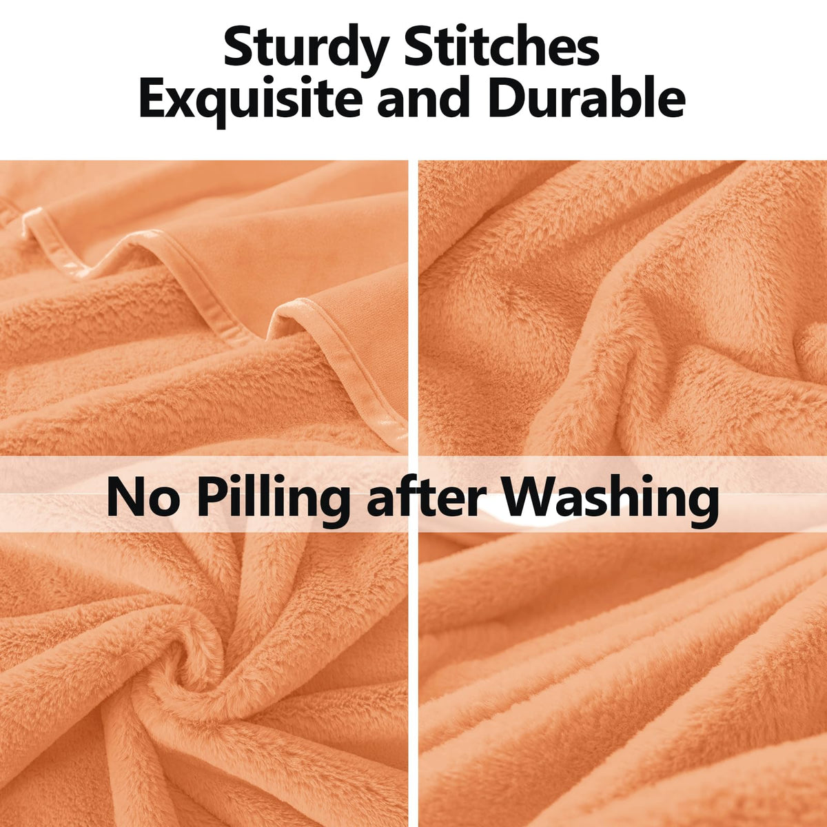 zeqpze Luxury Ruched Faux Fur Throw Blanket， Soft Sherpa Fluffy Blankets, Warm Thick Plush Flannel Blanket Microfiber Cozy Blankets for Couch, Sofa(Coral Pink,5060)