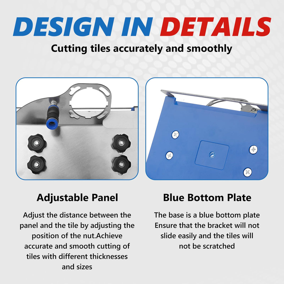 45 degree tile chamfering tool, 100-Type Universal 45 Degree Tile Chamfering Stand Type Angle Grinder,Angle Grinders with Gloves & 39Inch Hose