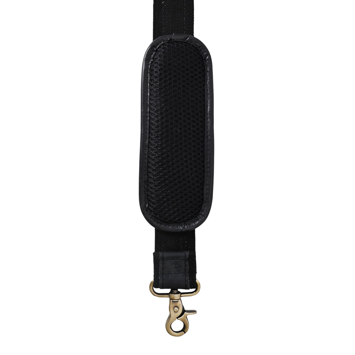 Autentico Premium Tan Leather Travel Bag Strap Adjustable Replacement Shoulder Strap Extra Wide Padded Design for Weekenders, Carry-Ons, Duffels Genuine Leather Comfort (Black)