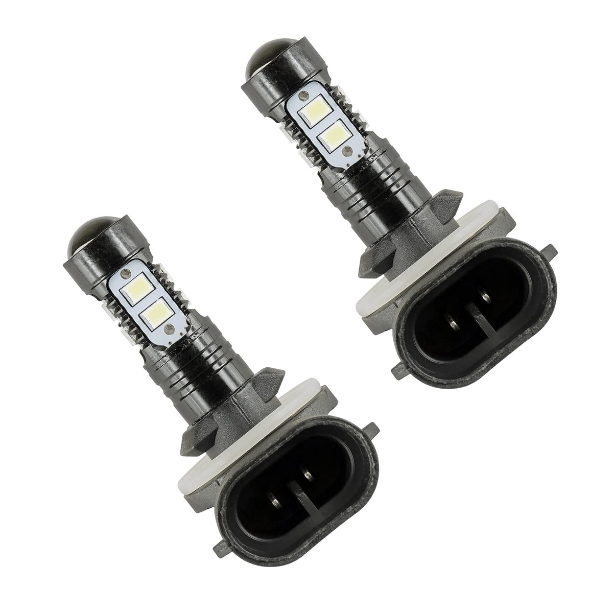 Caltric LED Headlight Bulbs for Polaris RZR S 800 (2009-2010) / RZR 800 EFI (2008-2010) - Tungsten