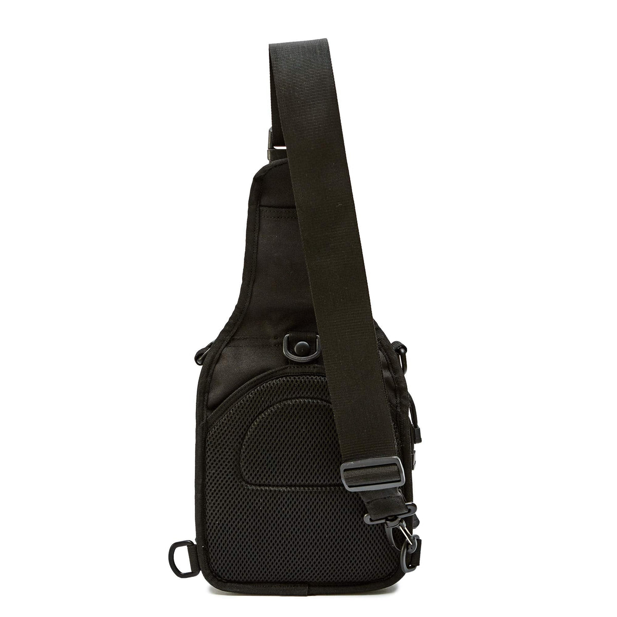 WOLF TACTICAL EDC Sling Bag - Concealed Carry Sling Pack with Laser-Cut MOLLE, Lightweight Tactical Crossbody for Range, Hiking, Travel & Daily Preparedness (Black)