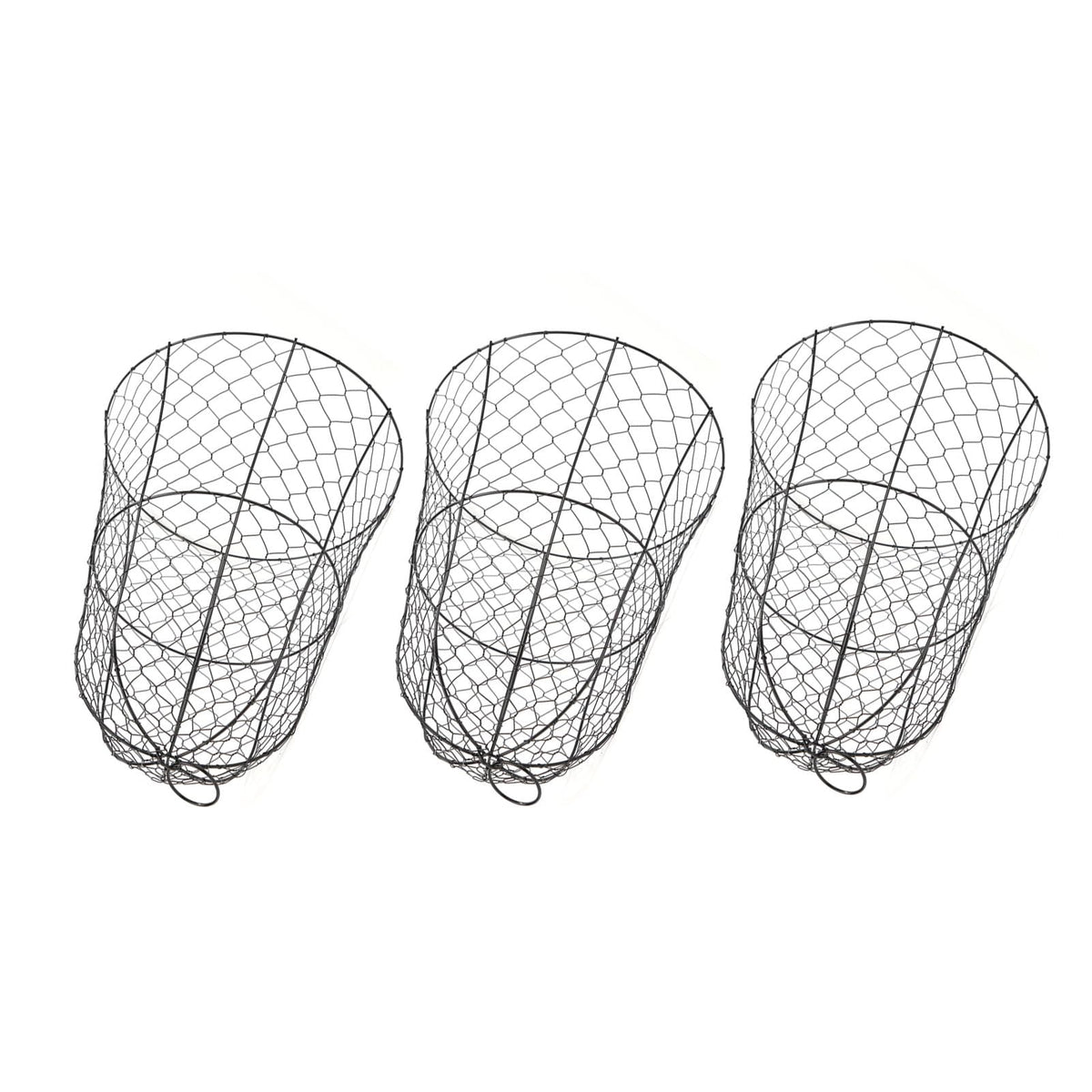 Garden Chicken Wire Cloche 10 Pack Garden Cloches for Plants Wire Plant Protectors from Animals Bell Shape Design Hook on the Top Thickened Iron Construction for Seedlings Shrubs Protection