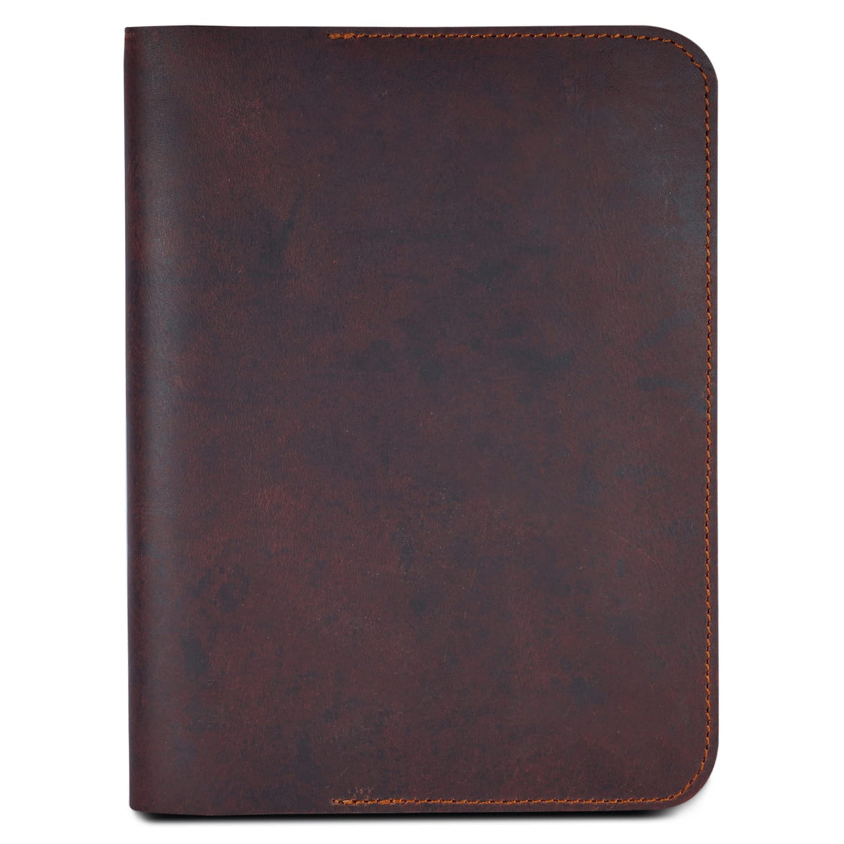 CestAntiQ XL Leather Journal Cover for Sketchbook (7.5 x 9.75 in), Compatible for Composition Notebook, Handmade Refillable Notebook Sleeve for B5, ... Journal Cover with Pen Loop – Rustic Brown