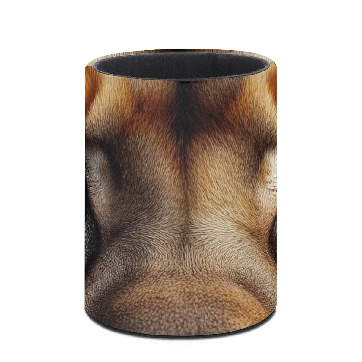 UTRSIFB Pen Holder Leather Pencil, Holder Cup Makeup Brush Storage Organizer, Waterproof Multifunctional Office Supplies Lion