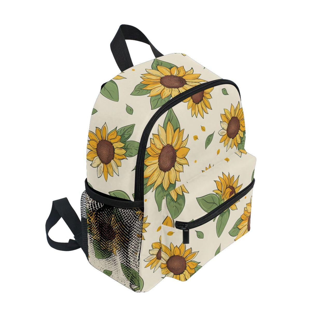 BOENLE Toddler Backpack Retro Sunflower Leaves Kids Backpacks for Boys Girls 3-8 Kindergarten Preschool Backpack