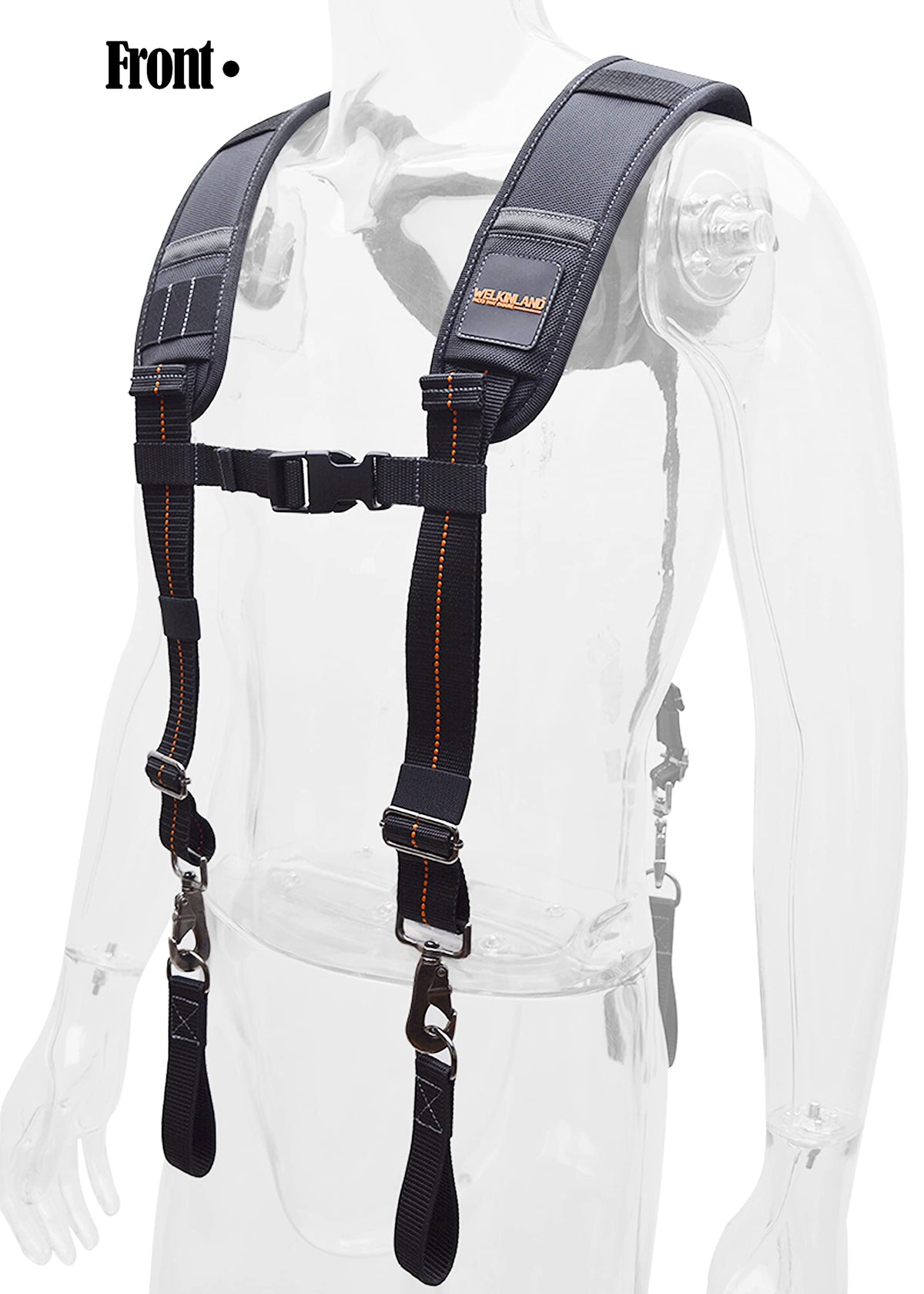 WELKINLAND Tool belt suspenders for men, Nail bag suspenders, Tool bag construction suspenders carpenter