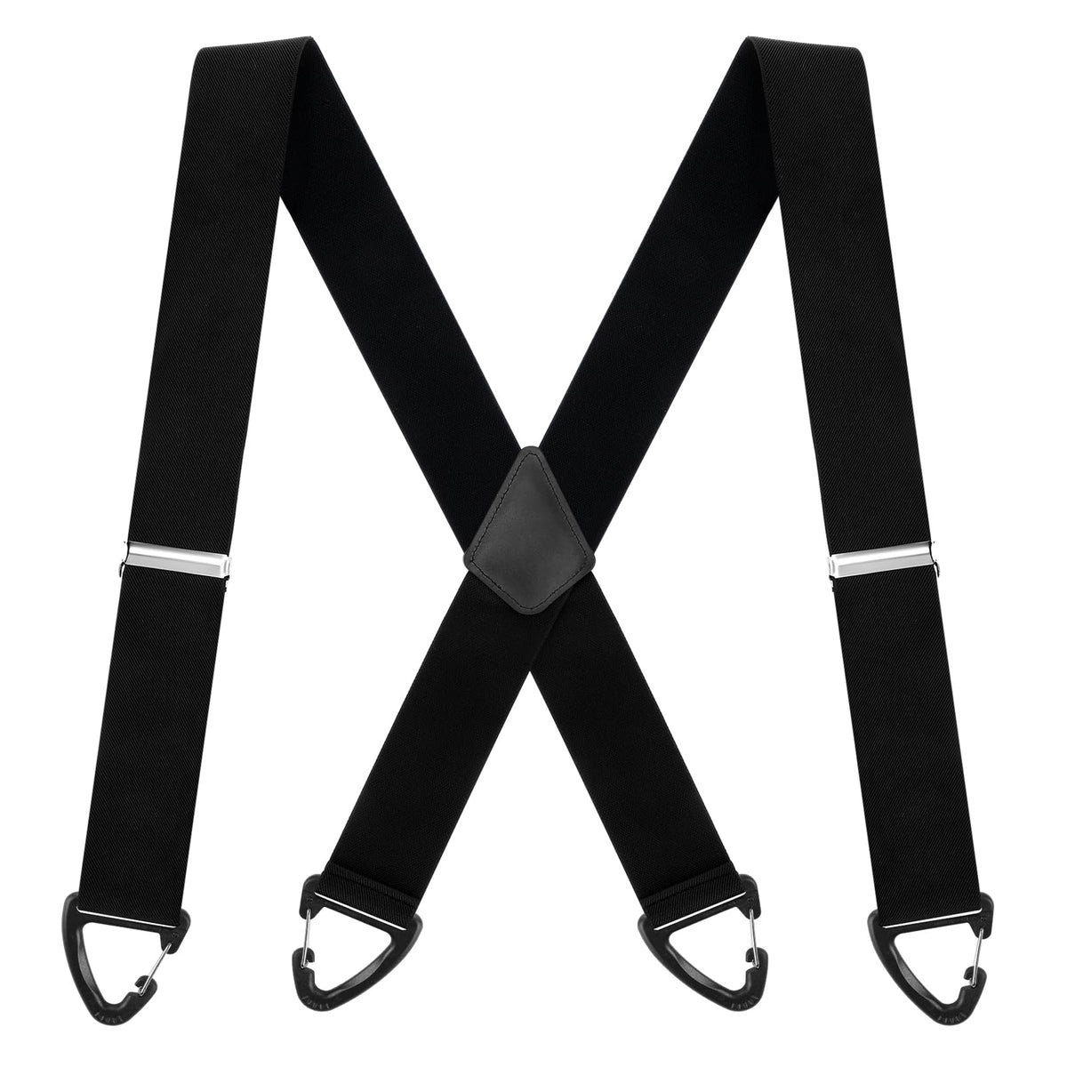 Chicingyou Suspenders for Men 2 Inches Wide X-Back Men's Heavy Duty Adjustable Under Shirt Suspender with Clips for Men Shirt Jeans Pants