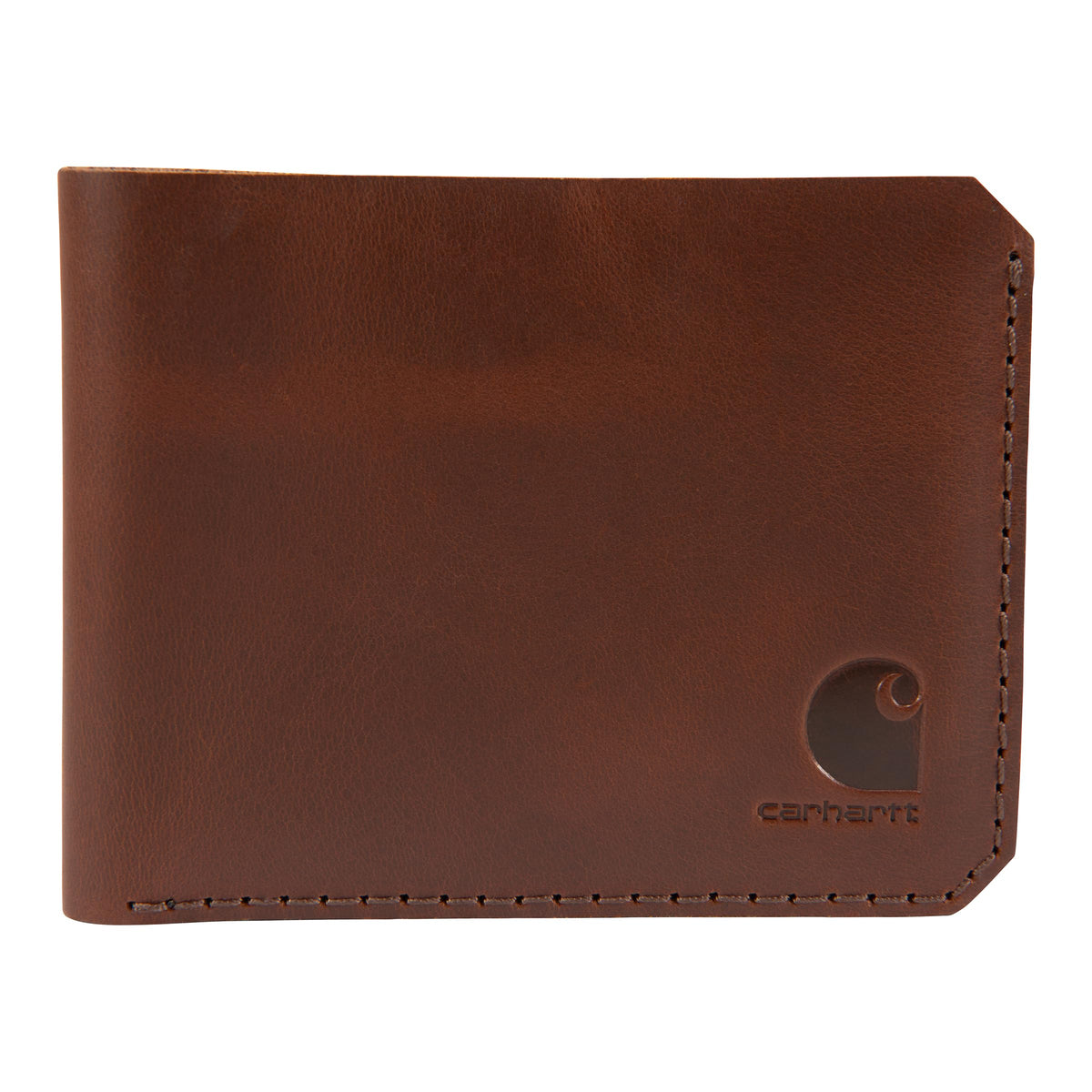 Carhartt Men's Craftsman Leather Wallets, Available in Multiple Styles and Colors, Brown (Bifold)