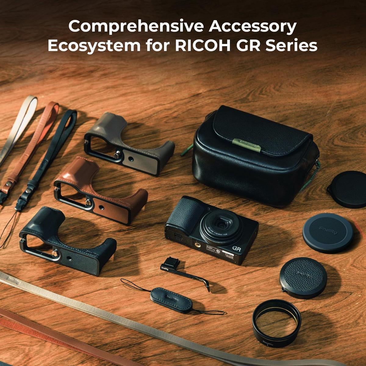 SMALLRIG Quick Release Wrist Strap for RICOH GR IV/GR III, Adjust Tightness, for Sony ZV-1 II/ZV-1F, for Canon G7X Mark iii/Powershot, for FUJIFILM X100VI / XT 30 iii/X-M5/ X-E5
