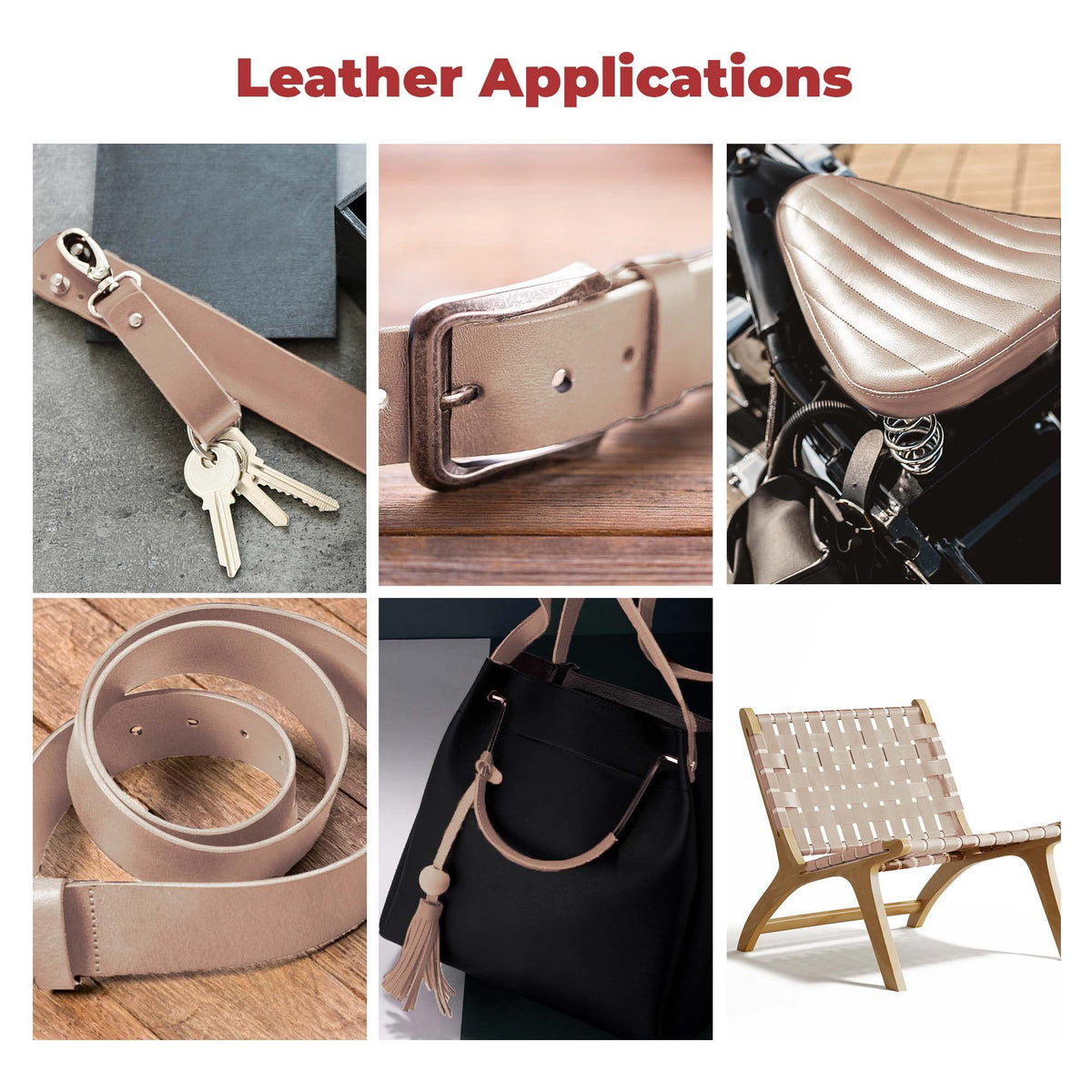 ELW Leather Blank Belt | 5-6 Oz. (2-2.4mm) Thickness | Size: 1"x60" (2.54x152cm) | Cowhide Vegetable Tanned | Full Grain Strip, Strap | Ideal for DIY Belts for Tooling, Crafting, Stamping, Dyeing