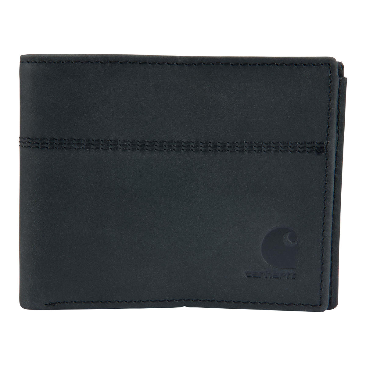 Carhartt Men’s Full Grain Saddle Leather Wallets, RFID Blocking Bifold, Trifold, and Front Pocket Options, Gifts for Men