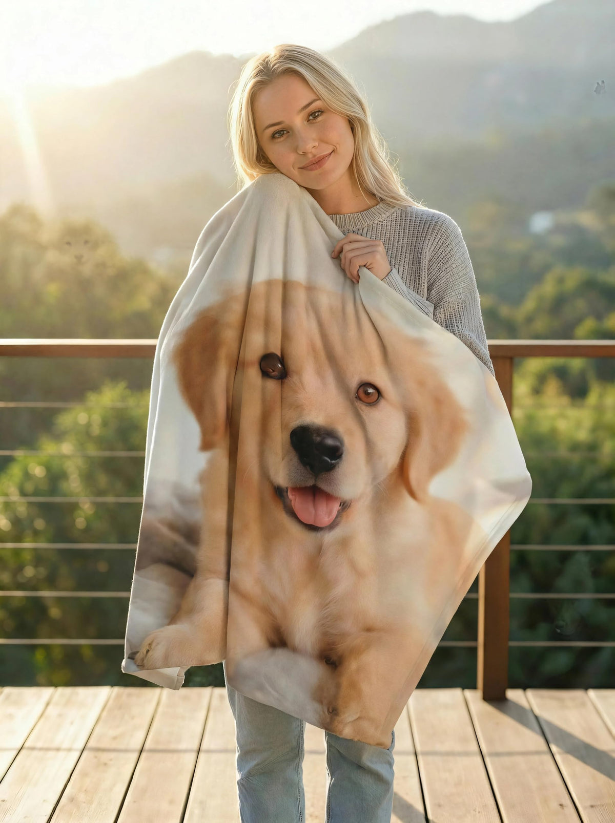 PTXilian Custom Blanket Personalized Throw Blanket with Picture