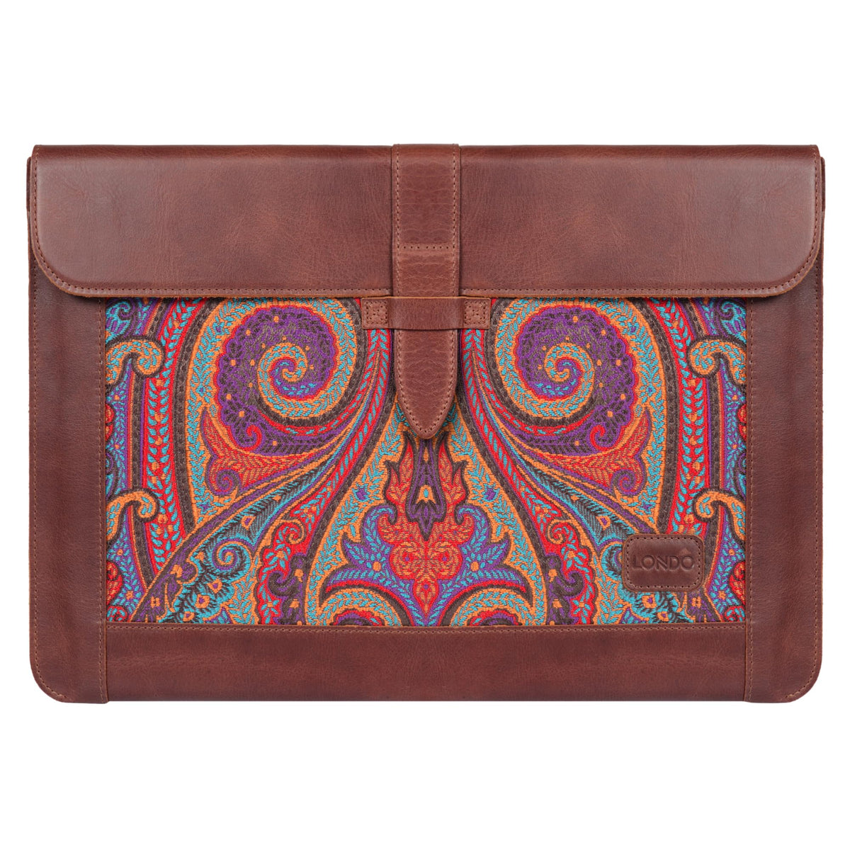 Londo Leather Sleeve Compatible with MacBook Pro 14 & Air 13-13.3 Inch (M5, M4, M3, M2, M1, Pro, Max) & iPad Pro 12.9, Premium Top Grain Leather Laptop Bag, 2020 to 2026 Models