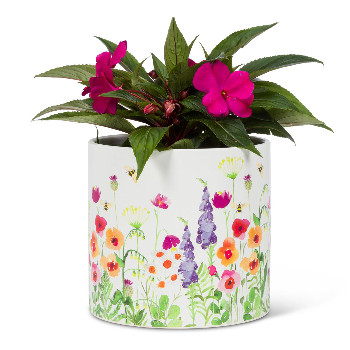 Abbott Collection Large Bee Garden Planter-6.5" D