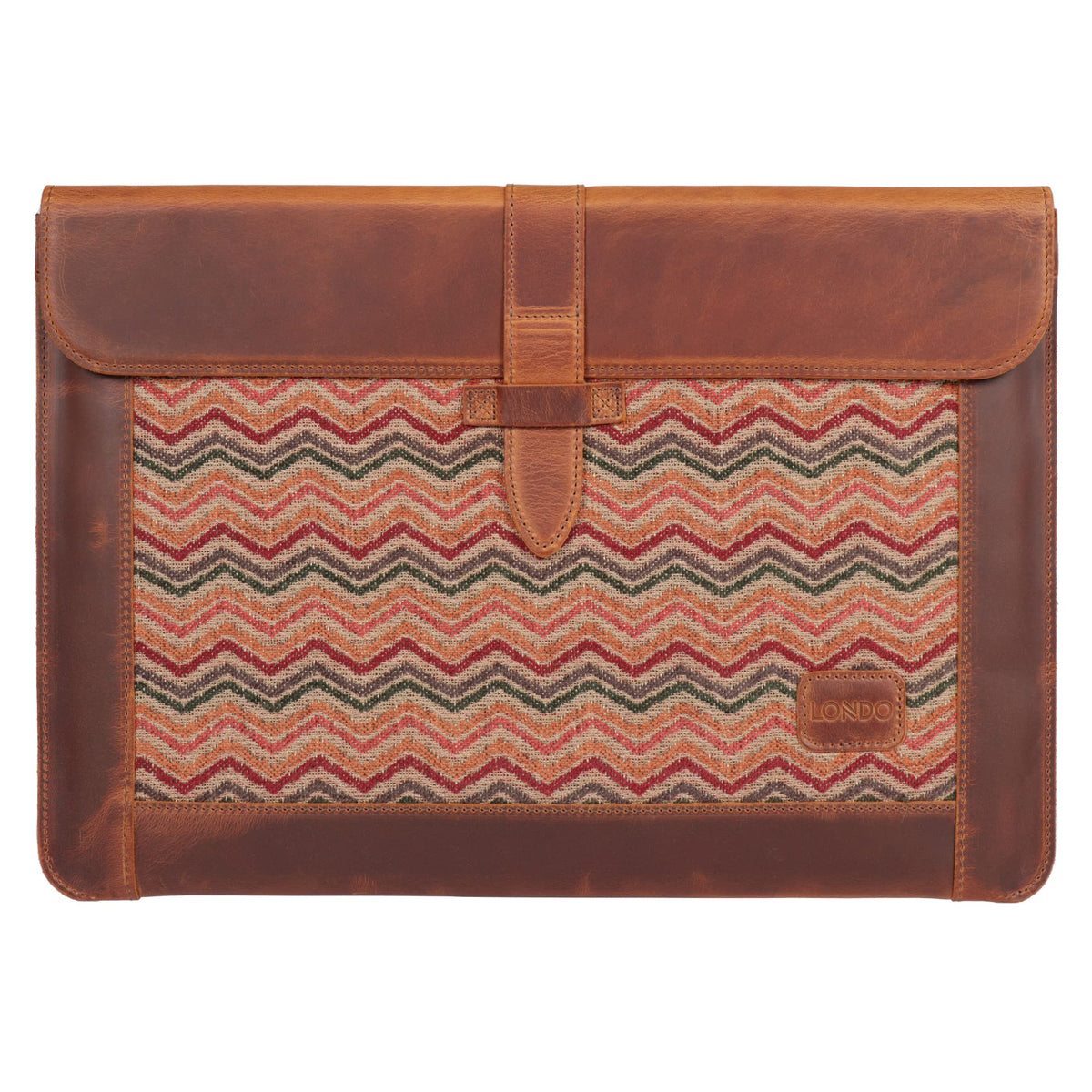 Londo Leather Sleeve Compatible with MacBook Pro 14 & Air 13-13.3 Inch (M5, M4, M3, M2, M1, Pro, Max) & iPad Pro 12.9, Premium Top Grain Leather Laptop Bag, 2020 to 2026 Models