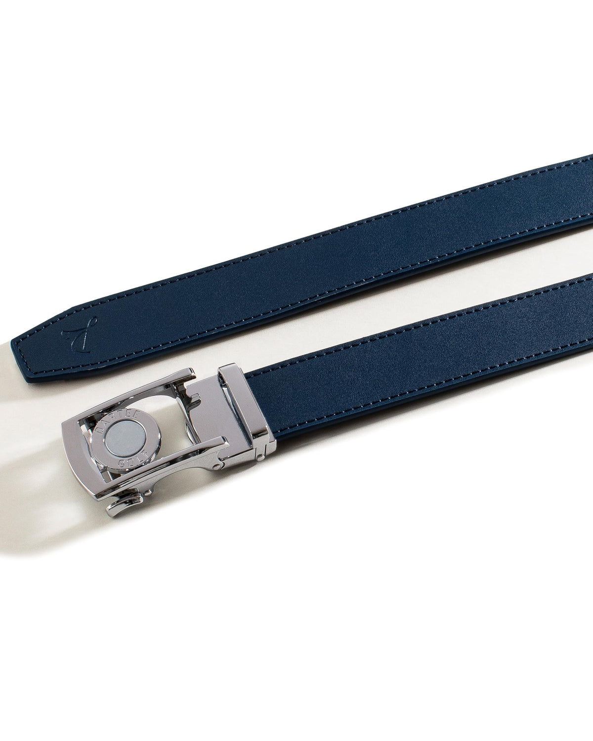 Dartee Golf Belt Rain Check Collection – Sea Swell Blue