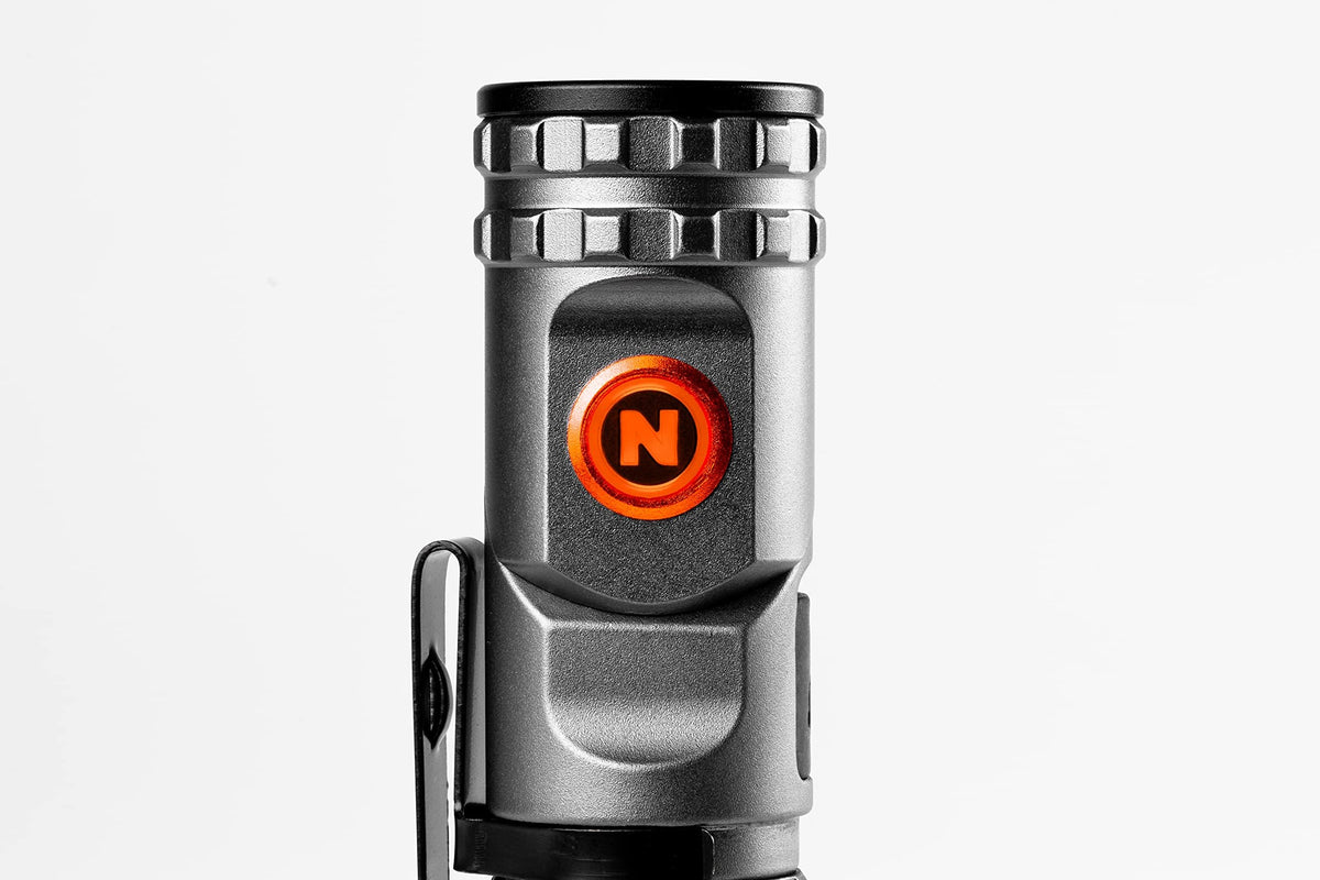 NEBO Franklin Swivel Flashlight, 600 Lumen, Rechargeable, Storm Gray, One Size, Model NEB-FLT-1023