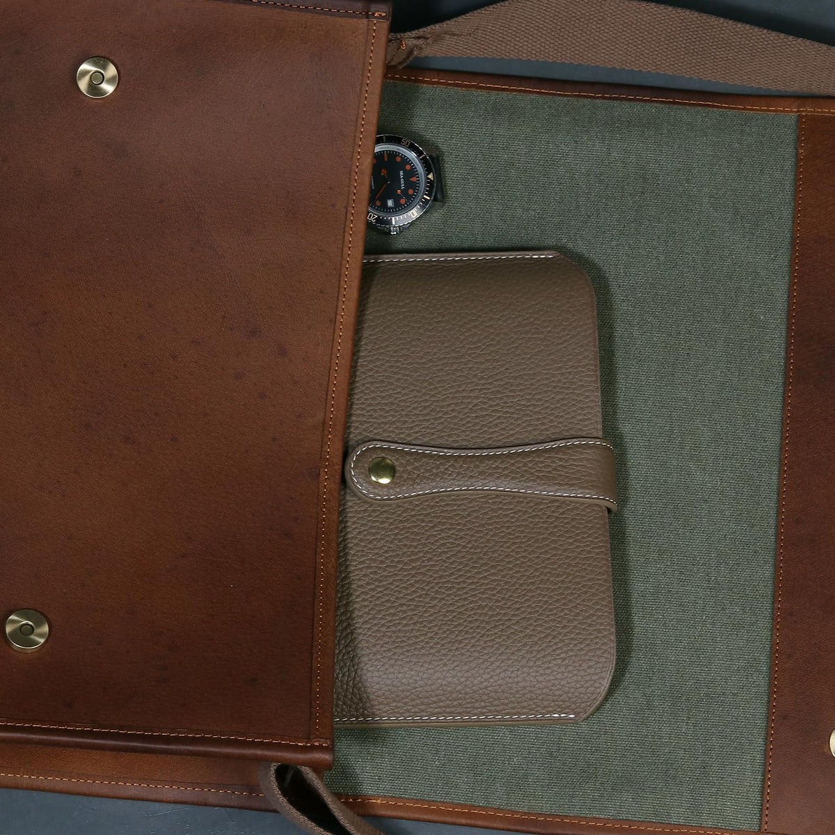 Rmawrad Genuine Leather Laptop Sleeve 13 Inch, Precisely Compatible with MacBook Pro M2 2022 M1 2020-2016 & Mac Air M3 2024 M2 2022 M1 2020,IPad Pro 12.9/Air13/,can be Placed with Magic Keyboard