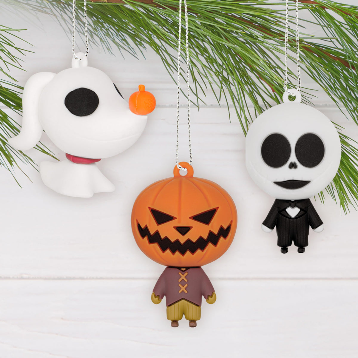 Hallmark Countdown Calendar Box with 24 Mini Ornaments, Disney Tim Burton's The Nightmare Before Christmas Countdown Calendar and Miniature Ornaments, Gifts for Disney Fans