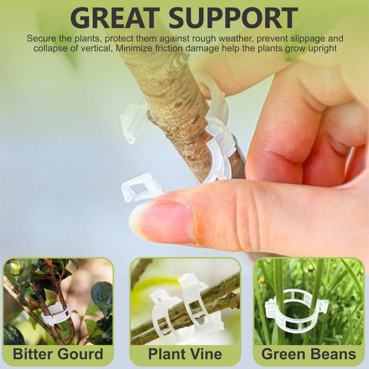 75 Pcs Bendable Moss Pole Monstera Plant Support Clips - Moss Poles for Climbing Plants, Plant Stakes for Indoor Plants - Coco Coir Pole Moss Stick for Monstera, Pothos.