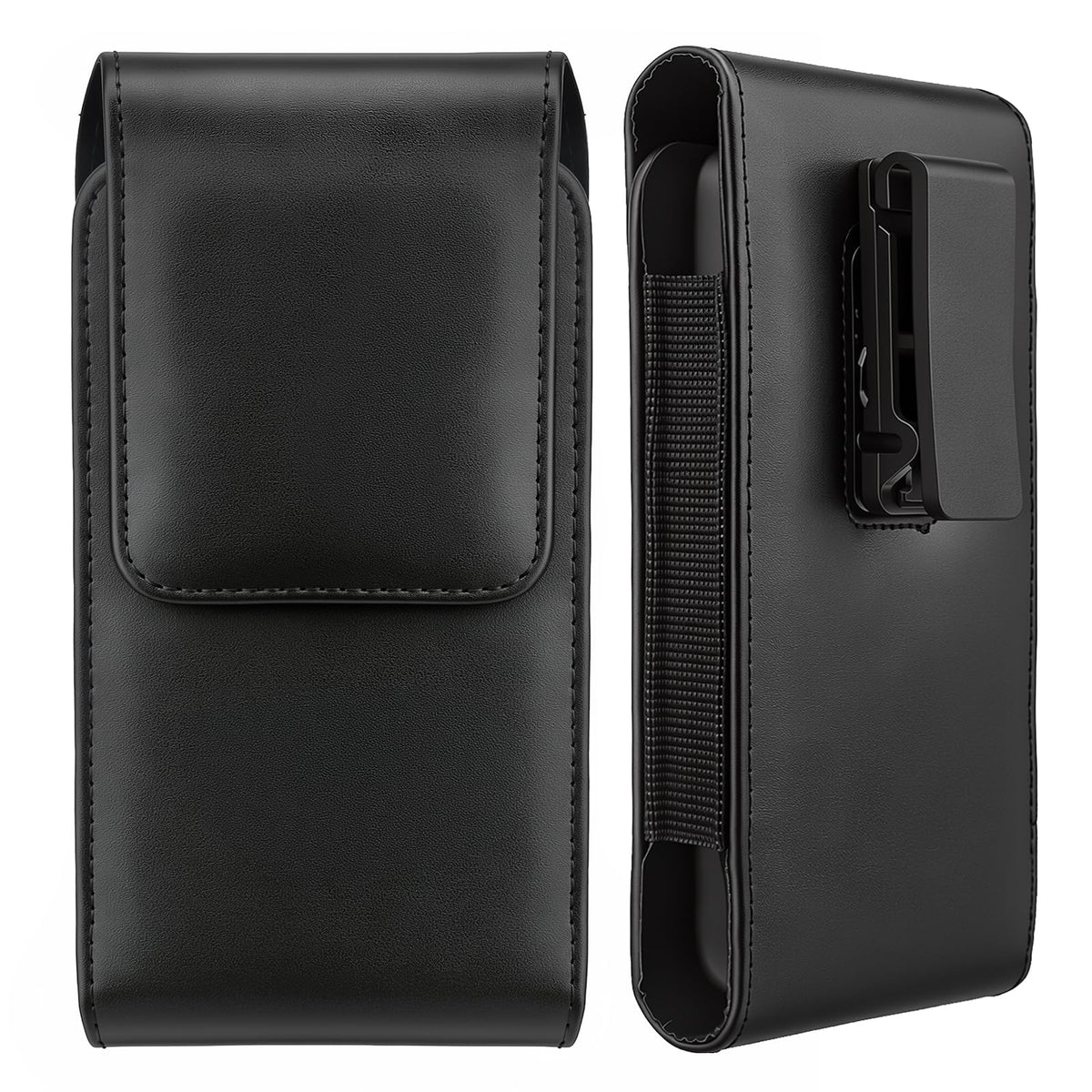 Mngijar for Samsung Galaxy A17 A16 A15 A14 A13 A56 5G A54 A36 5G A35 A32 Phone Belt Case Holster for Galaxy S25 S24 S23 S22 Ultra A42 5G A26 A25 A23 Belt Clip Phone Holder Pouch (Black1, XL)