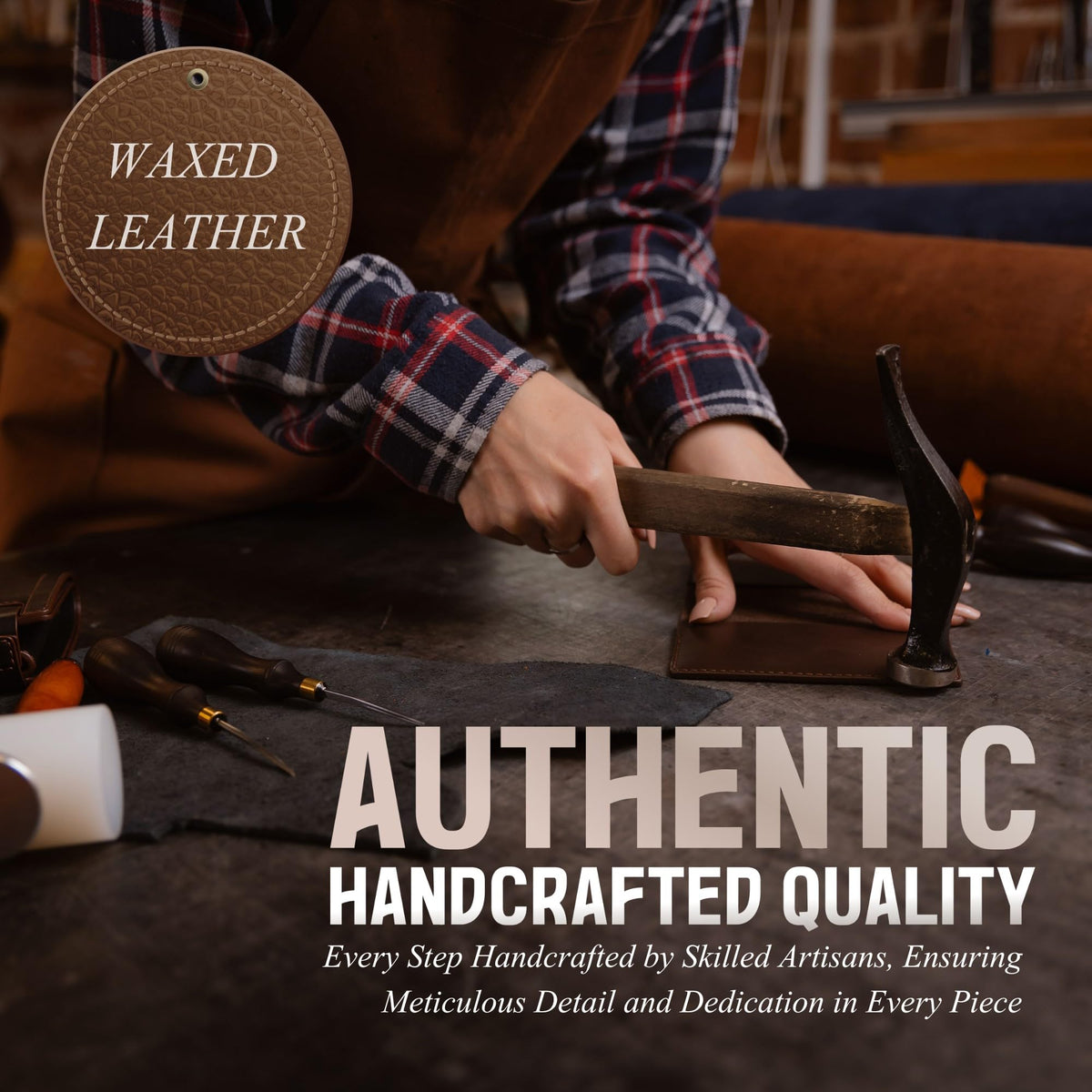 Mayan Corner - Genuine leather handcrafted wallet, bifold wallet with ID card slot, cool wallet for dad - Lion head