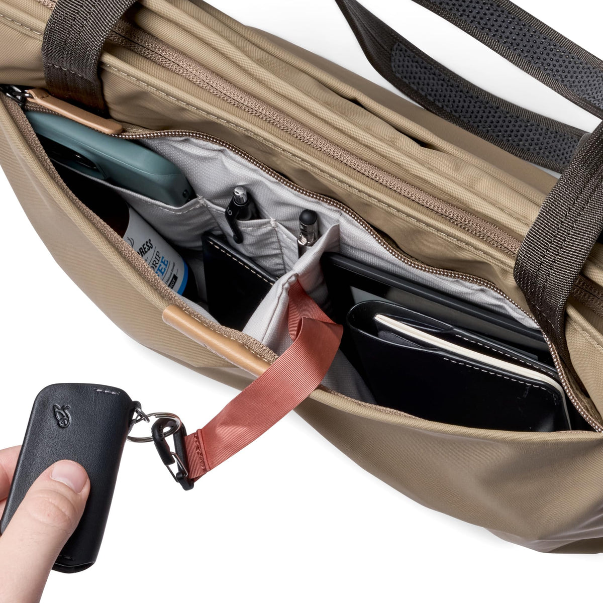 Bellroy Tokyo Wonder Tote (12L laptop tote bag, fits 14” laptop) - Khaki