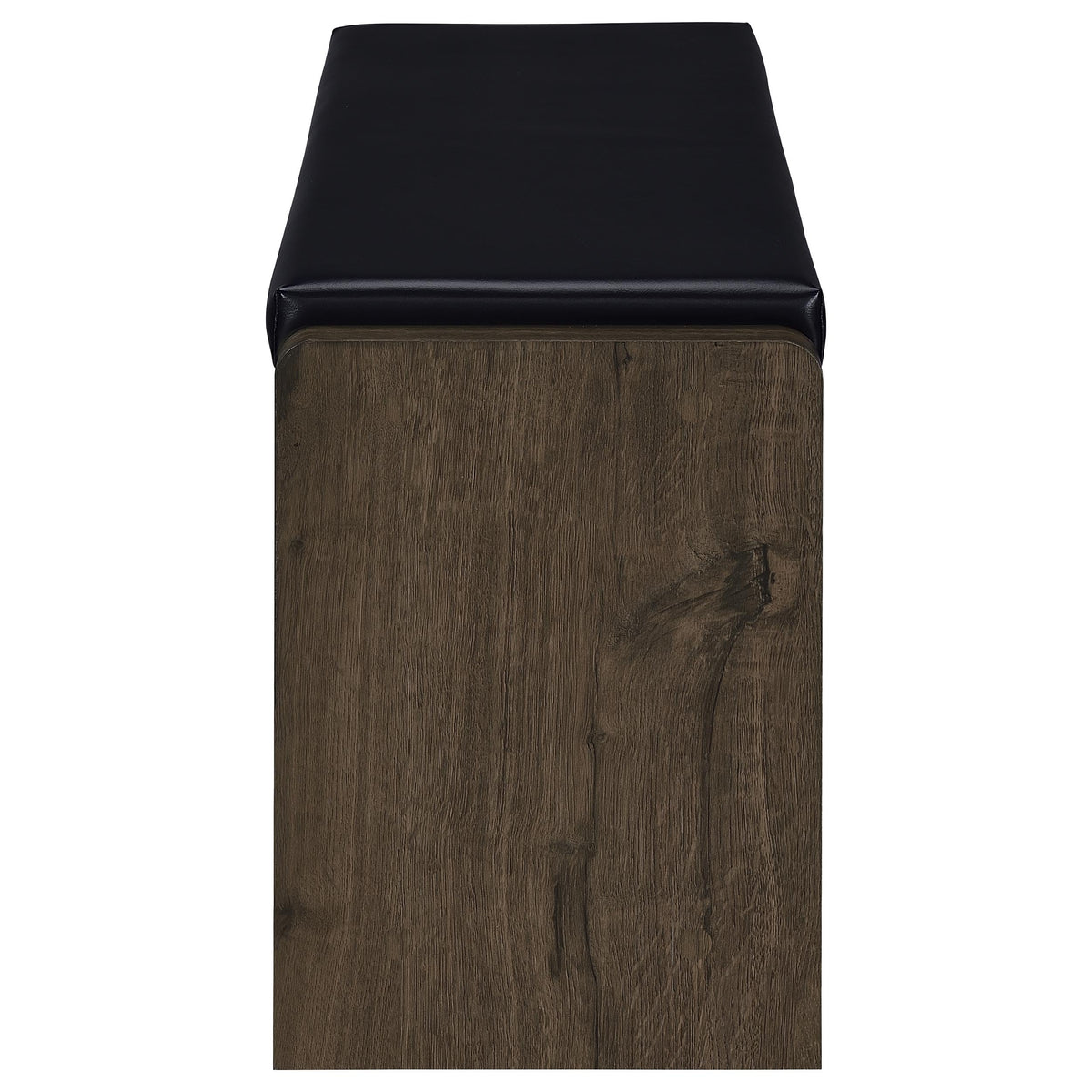 Coaster Home Furnishings - Arrington - Engineered Wood - Storage Bench with Pull-Out Drawer, Adjustable Shelf and Open Compartment - Entryway & Living Room- Smoked Oak Finish - 910321